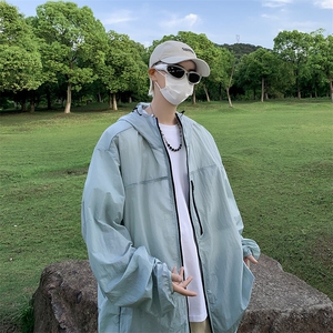 夏季薄款冰丝透气连帽防晒衣防紫外线宽松防晒服TY155 P42图片