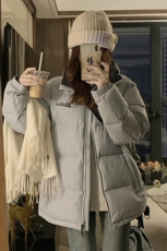 2026年秋冬季新款港风潮牌宽松百搭立领保暖棉服面包服ZM467-P95，男装棉衣，星座313A(原308A-2)