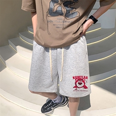 已注册草莓熊直播得物抖音品质男中裤五分短裤K051P28控39，男装休闲裤，电商C408(原B339-1)