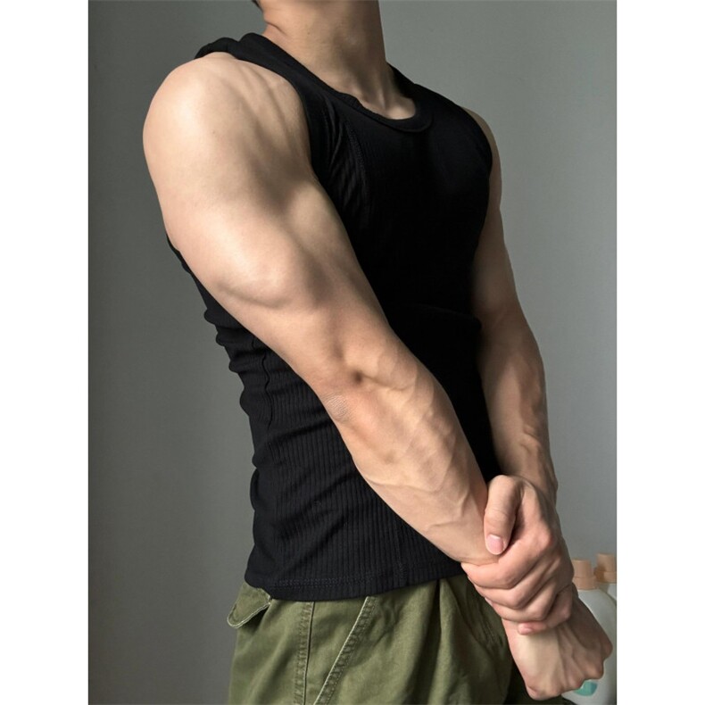 【网图有货】健身背心性张力穿搭硬汉坎肩无袖t恤BX04LL-特P28,男装背心/马甲,星座1007（原301D）