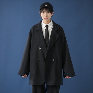 2020年秋冬新款男女宽松休闲盐系西装外套DS-B293-A758-P85图片