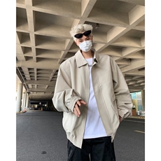 古翻领夹克男士2024春秋季宽松飞行服痞帅工装外套W9326，男装夹克，星座1116A-1（原606A）