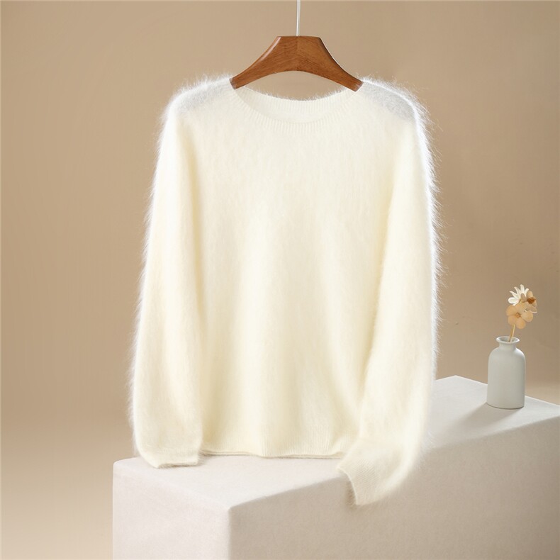 2025年秋季通勤套头单件长袖一线小圆领，女装羊绒衫，英集羊绒