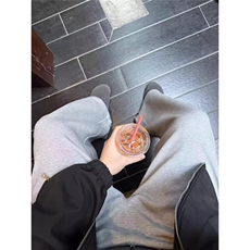 1506/QTDK20320/P56新款宽松休闲裤男韩版潮流百搭阔腿拖地长裤，男装休闲裤，星座1506