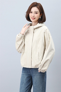 春季新款女装时尚风衣外套 修身显瘦百搭气质款图片