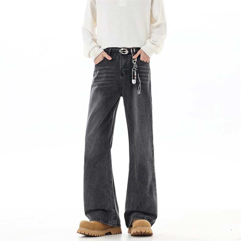 春节新款2026刺绣猫须微喇叭牛仔裤XZ906-1-K1304特价P43控88，男装牛仔裤，星座906-1（原电商a316-2）