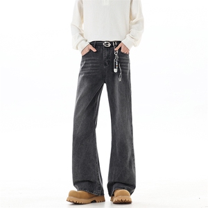 春节新款2026刺绣猫须微喇叭牛仔裤XZ906-1-K1304特价P43控88，男装牛仔裤，星座906-1（原电商a316-2）