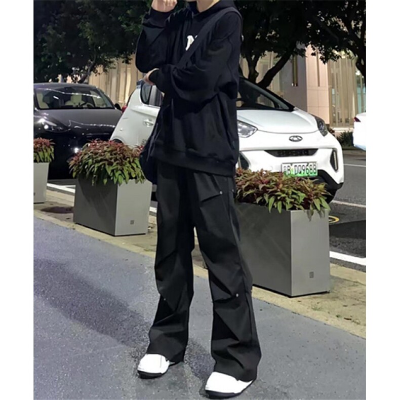 夏季新款工装裤男痞帅设计感休闲宽松伞兵冲锋裤KA144,男装休闲裤,星座1116A（原606A-3）