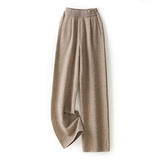 2025年秋季百搭时尚百搭通勤简约休闲虚提带兜裤，女装休闲裤，阿娇羊绒