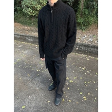 老钱风毛衣拉链501-1-M1212-P65，男装针织衫/毛衣，星座501-1