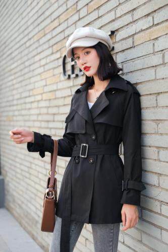 新款风衣，女装风衣，水恋百合