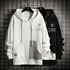 主推货足7XL-M大码连帽卫衣男2023春季新款休闲长袖加肥加大码图片