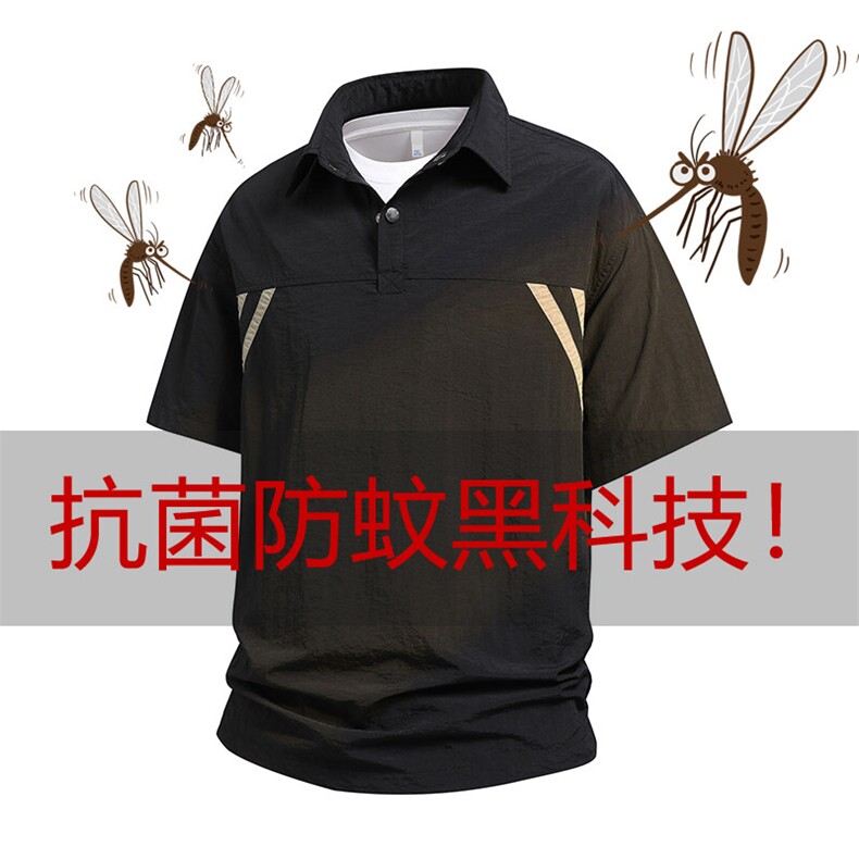 2025夏季新款短袖t恤美式休闲宽松翻领青少年男款衬衫BL5330-P35图片