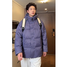 抖音--楠哥私服--云感可叠背包廓形连帽百搭款羽绒服yrf588-TP305，男装羽绒服，电商A089-1