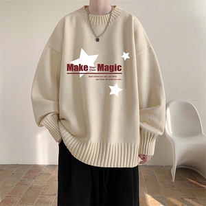 半高领毛衣男大码胖子针织衫毛线衣 M18379-P45 加绒款-P65图片