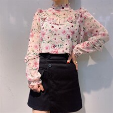 春季花色小衫，其它，青橙愫(7F)