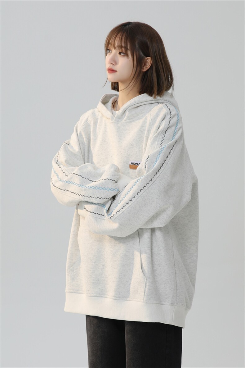 WY130/P60春装新款现货不起球刺绣卫衣男宽松大码休闲上衣外套,女装短外套,电商基地A050