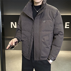新标50男士羽绒服2025新款立领鸭绒内胆外套B240-YR9818-P195，男装羽绒服，电商B240
