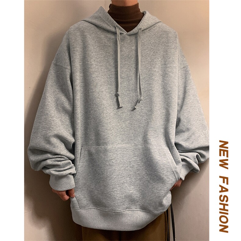 新款320g重磅宽松大码华棉卫衣男W412特P31W412J加绒特P35,男装卫衣,电商A001