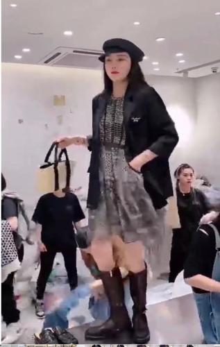 AX9608欧洲站2021夏季新款时尚百搭刺锈两粒扣西套外套,女装,L·H·X