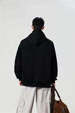 万针刺绣结构设计重磅秋冬全棉高品质美式高街连帽卫衣外套Y7680，男装卫衣，电商A486