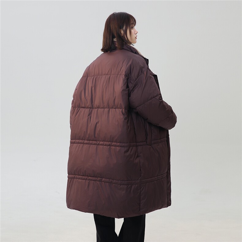 中性风美式复古潮牌中长款羽绒服大码过膝羽绒服男77930P258控378，女装羽绒服，星座226-1