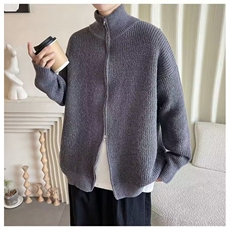 F448P55秋冬新款男女同款毛衣外套时尚宽松日系，男装针织衫/毛衣，星座512-6