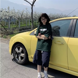 美式复古工装七分裤男夏季薄款宽松速干休闲短裤潮牌潮流六分裤子图片