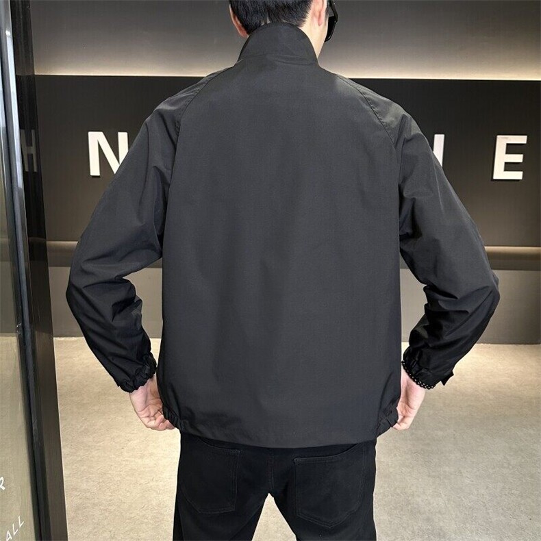 直播现货主推不断货立领休闲简约百搭夹克外套上衣男8819P70,男装夹克,电商B226