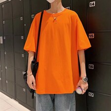 夏季潮牌男士短袖t恤男潮流上衣情侣半袖体恤衫背面字母RT17P28