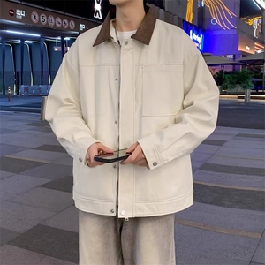 巴恩风外套男春秋季底特律工装夹克cleanfit棒球服 网 B140-P70图片