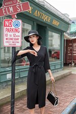 气质连衣裙，女装连衣裙，蓝芝衣秀