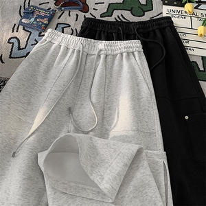 高点击 港风秋冬新款休闲条纹裤潮百搭X416B-1-KL912-P60限88图片