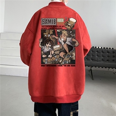 23秋款美式复古麂皮绒飞行棒球服男女夹克外套JF3302-P80控108，男装夹克，电商B370