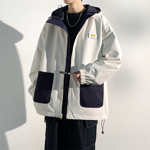 2024春季新款现货户外双面穿立领夹克男 冲锋衣外套JK902 -P80图片