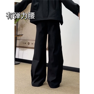 【有货】DX91-批45美式设计感条纹拼接新款cleanfit宽松百搭裤图片