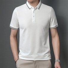 B-T802男式2023新款夏季新款短袖T恤青年纯色透气潮流体恤P45，男装T恤，电商B360