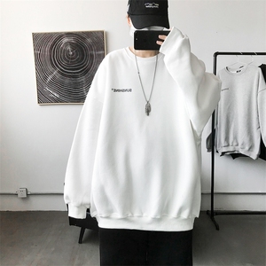 W33 情侣印花圆领秋冬卫衣 常规P28 加绒P38 S-5XL 支持定制图片