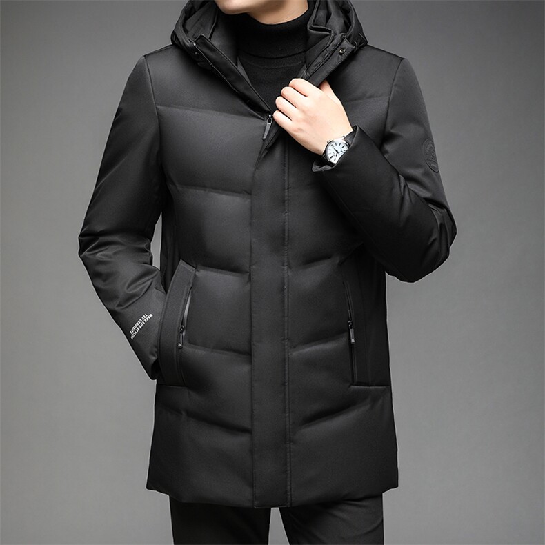 AC12116钱塘2020-3冬季羽绒服白鸭绒防寒保暖外套男加厚P260，男装羽绒服，钱塘207-3