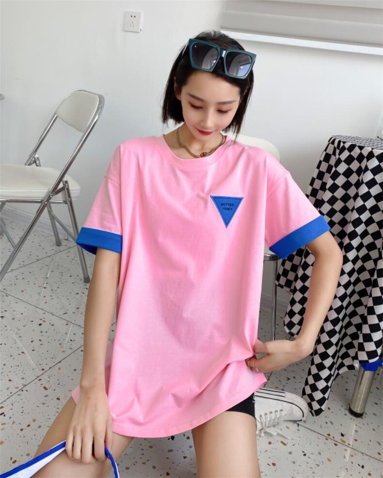 时尚潮流大版T恤，女装T恤，泽妤