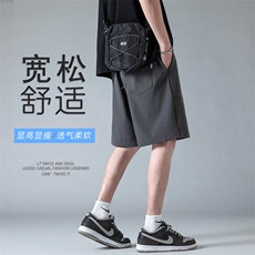 新款上市短裤夏季休闲运动男舒适透气宽松时尚潮牌裤子K23319-P25，男装休闲裤，电商A128