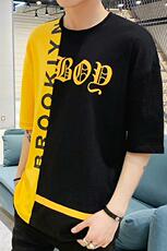 家乐6980短袖男潮牌宽松半袖港风t恤ins上衣潮流夏季韩版丅恤，男装T恤，电商D310（原电商305）