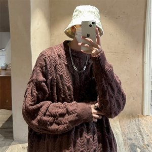 cityboy！贴标毛衣男士加厚麻花线衣男针织衫男XH05-P60图片