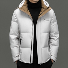 BZ9808钱塘2020-2时尚休闲简约冬季厚款中年男士羽绒服P250，男装羽绒服，钱塘207-2