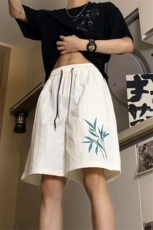 新中式高街ins小众竹叶hiphop五分休闲短裤运动裤货号DK2419P25，男装休闲裤，电商A063