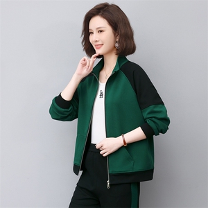 长期现货，卫衣女2024春秋新款宽松拼接薄款休闲开衫外套图片
