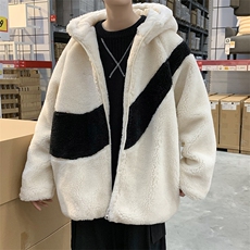 原宿风新品秋冬连帽韩版慵懒学生情侣棉衣棉服男装W247-P60，男装棉衣，星座512-2