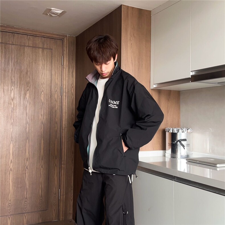 b228-J3079-p80双面可穿极光变色夹克，男装夹克，电商A016 (原B228)