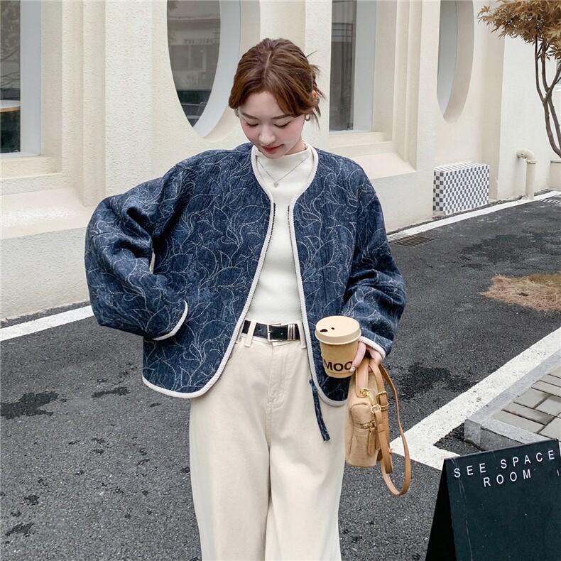 新品大货好数据定制提花外套6835-P185控298,女装短外套,2C196