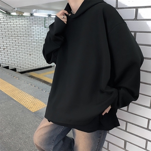 A999-P45 2024新款连帽卫衣男秋冬季潮牌高级感oversize休闲外套图片